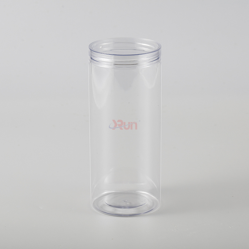 We provide jars for hard candies that are a perfect round PET jars and a great nuts container and recyclable food packaging solution.